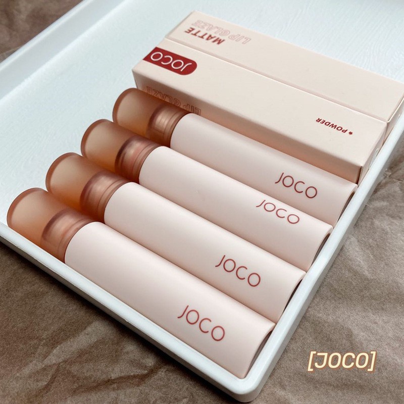 Son kem lì JOCO mềm mịn như nhung chống thấm nước chống khô môi lâu trôi (có ảnh thật shop chụp)