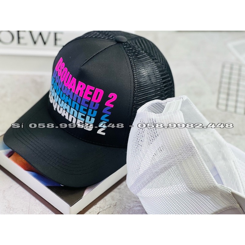 Nón Kết  Phối Lưới DSQUARED2 Thời Trang Xịn Nam Nữ - Mũ Lưới Bóng Chày Thoáng Mát