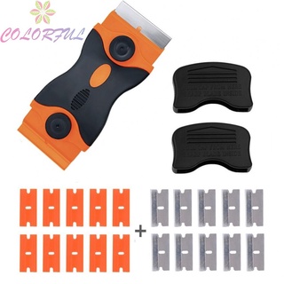 Scraper Tool Tint Vinyl Blade Clean Ergonomic handle Glass Razor Window