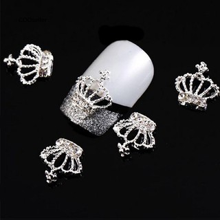 Bộ phụ kiện trang trí móng tay nghệ thuật 3D hình vương miện