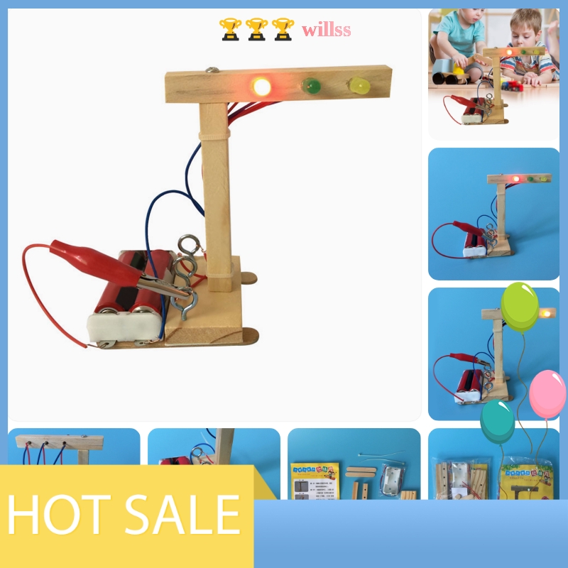 [willss] DIY Traffic Light Assembled Puzzles Scientific Experiment Educational Toy *DC