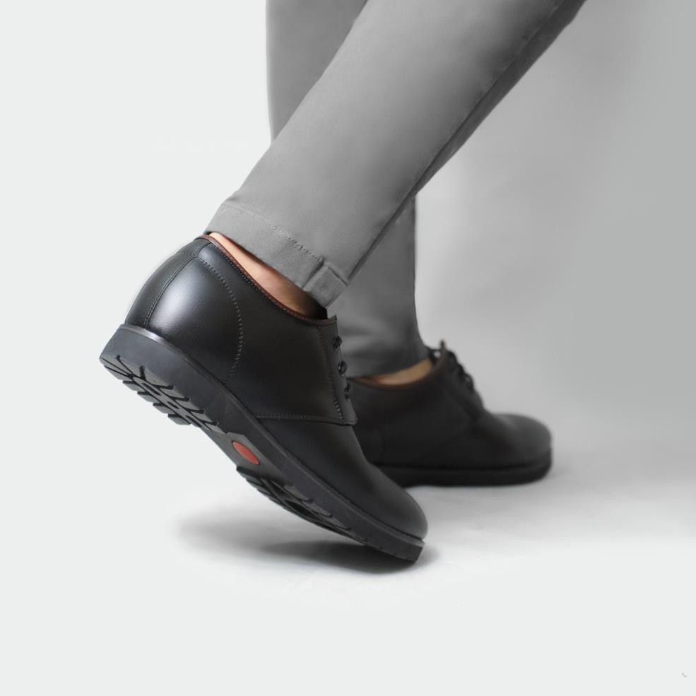 Giày da bò nguyên miếng SMARTMEN GD105 (đen) Siêu Đẹp NEW new .