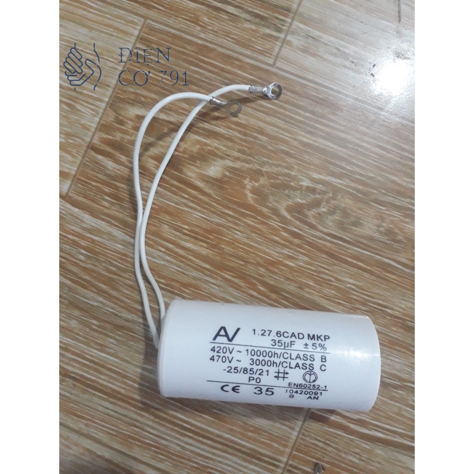 Tụ 20UF  25 UF 30 UF 35 UF Hàng Tốt Dùng Thay Thế Motor Máy Bơm Máy Rửa Xe ...