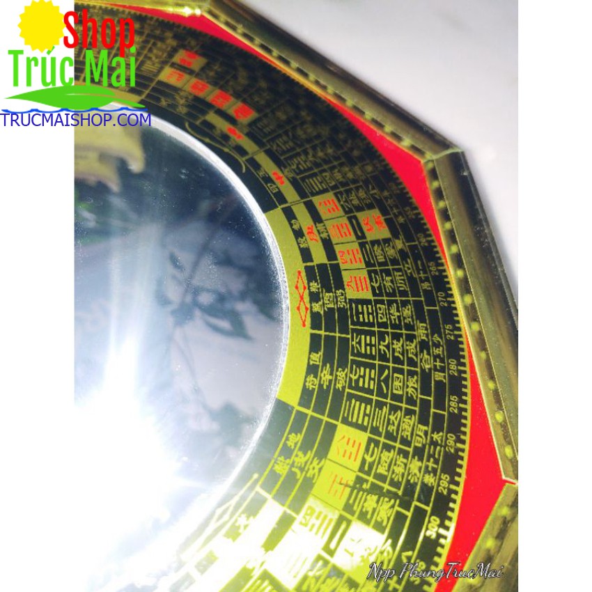 Gương Bát Quái phong thủy 24 sơn, bát quái lồi ,hoá giải phong thủy