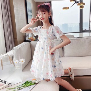 Váy ren tiểu thư cực xinh cho bé gái lớn size đại [15-45kg] - kèm ảnh thật