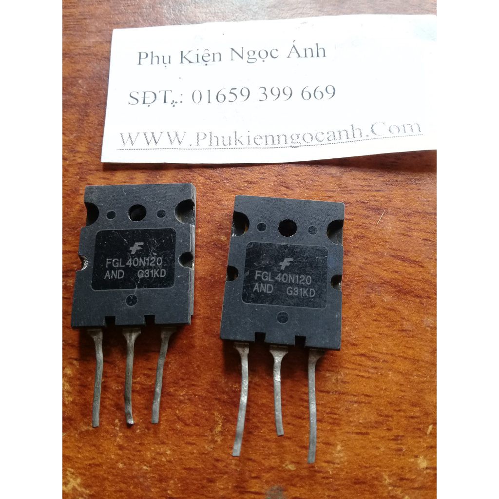 FGL40N120AND, FGL40N120, 40N120 IGBT 40A 1200V TO-3P tháo máy