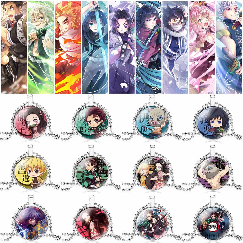 Dây Chuyền Mặt Kính In Hoạt Hình Demon Slayer 15H Kamado Tanjirou Kimetsu no Yaiba Dễ Thương|Đồng Hồ Đeo Tay Thời Gian Chất Lượng Cao|Vòng Cổ Hóa Trang Nhân Vật Hoạt Hình Ngộ Nghĩnh