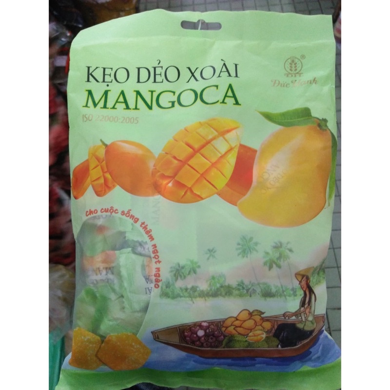 Kẹo dẻo xoài Đức Hạnh siêu ngon đậm vị xoài 350gr/500gr/1kg