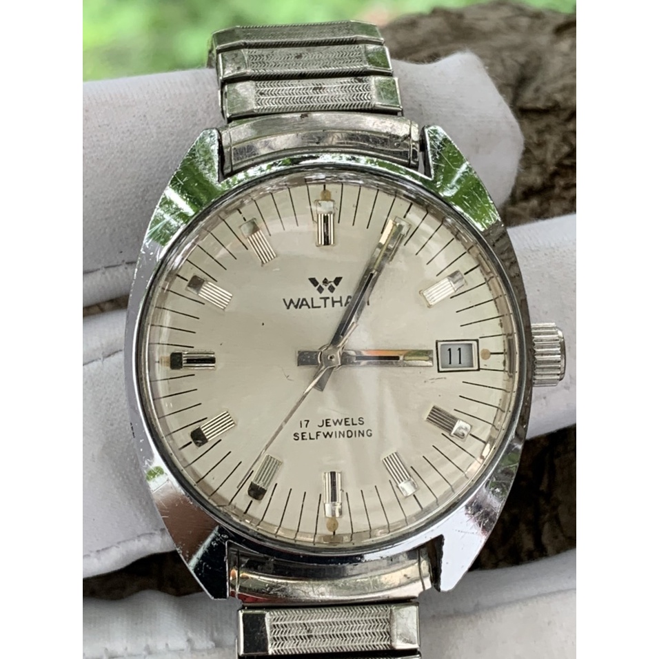 Đồng hồ nam WALTHAM dây thép không gỉ của Thụy Sỹ