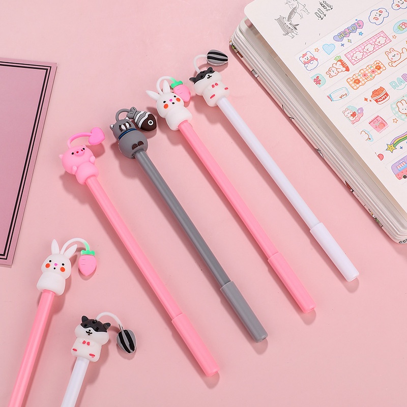 Bút Gel Dễ Thương Ngòi 0.5 mm, Bút Cute Hình Pet Anime