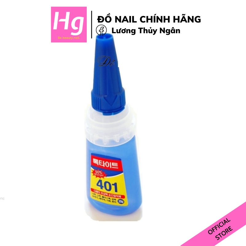 Keo 401 Gắn Móng, Đính Đá Siêu Chắc Hàng Chính Hãng 24g