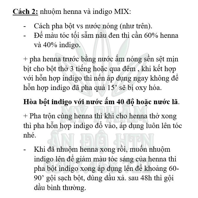 Bột henna nguyên chất ấn độ 500g - HENNA POWDER 500g - vn01697468722