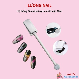 Nam châm mắt mèo đầu vuông tròn phụ kiện nail rẻ