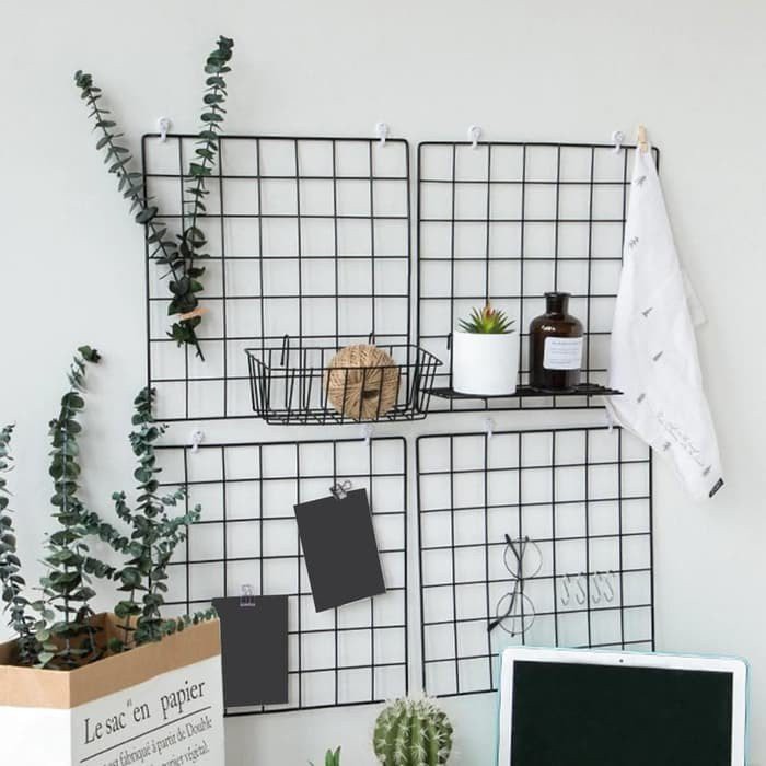 Tấm lưới sắt treo tường trang trí TAN