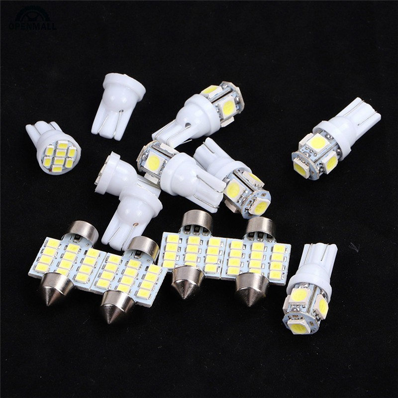 Bộ 13 đèn LED dùng đọc sách cho xe hơi T10 chuyên dụng