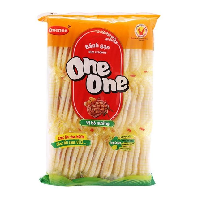Bánh gạo One One vị bò nướng, vị tôm nướng