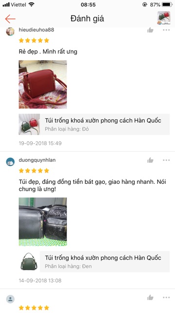 Túi trống khoá sườn phong cách Hàn Quốc | BigBuy360 - bigbuy360.vn