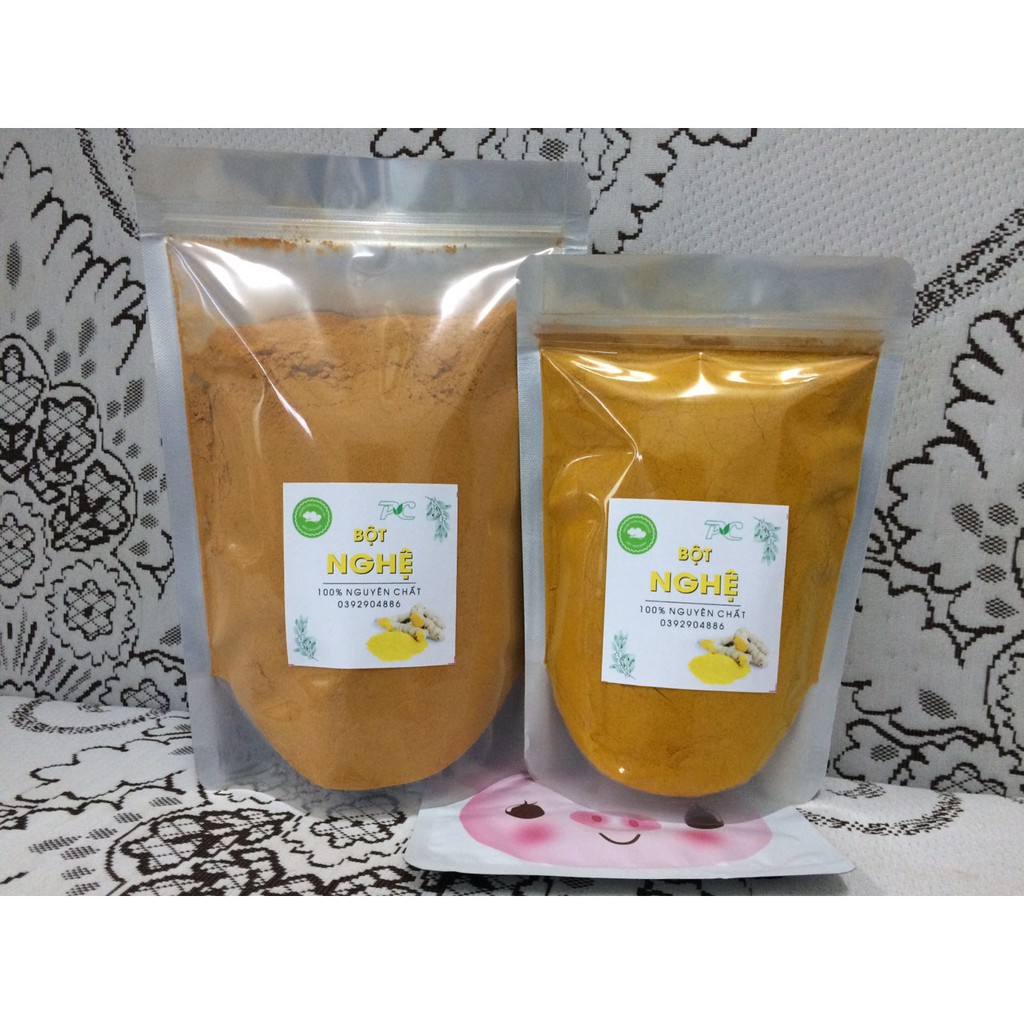 Bột nghệ vàng nguyên chất dùng làm đẹp, nấu ăn (100gram-200gram-500gram-1kg).