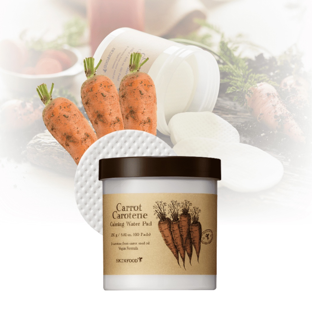 SKINFOOD Carrot Carotene Calming Water Pad 250g / 60 sheet