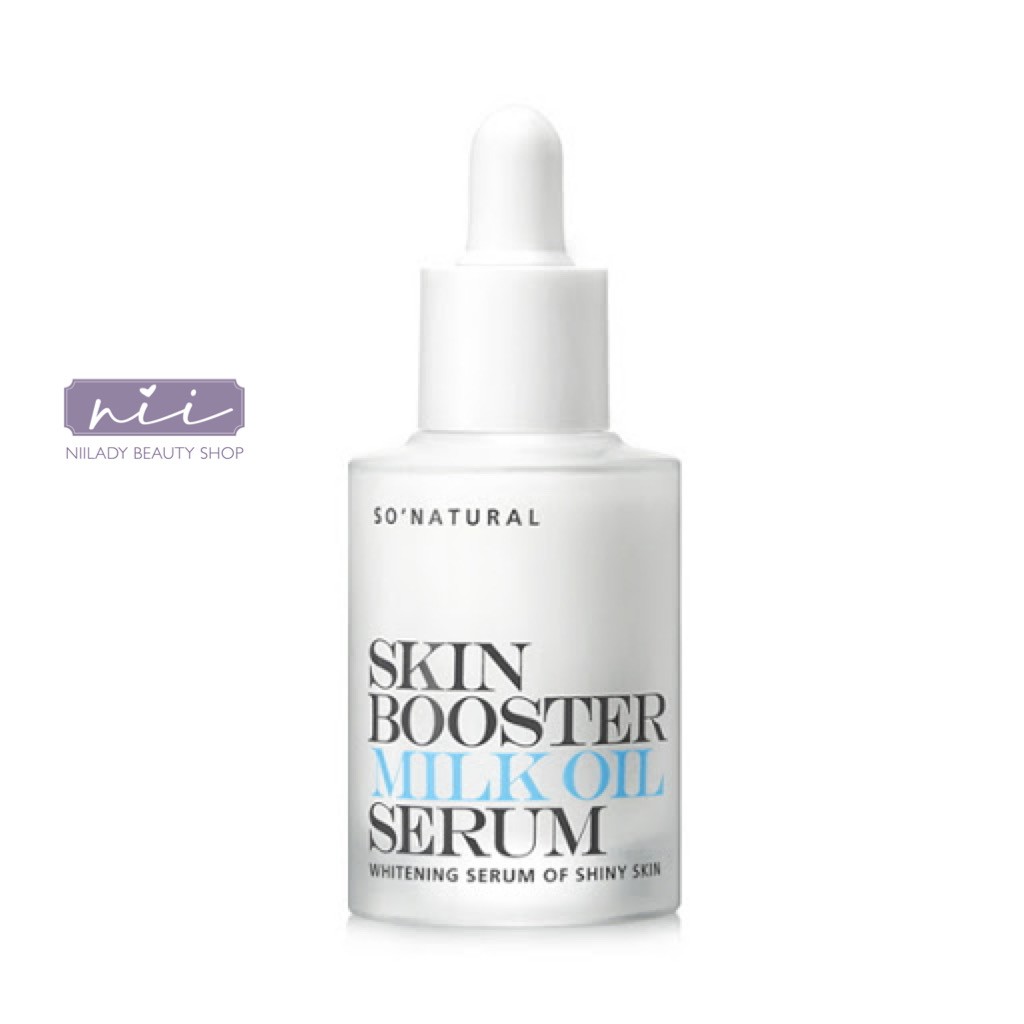 (HSD 17/9/2022) Tinh chất trắng da So Natural Skin Booster Milk Oil Serum