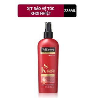 Xịt bảo vệ tóc khỏi nhiệt TreSemme Keratin Smooth v236ml