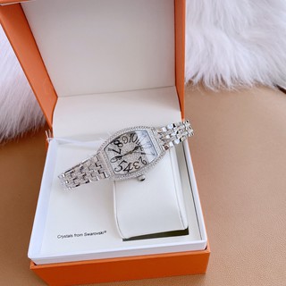 Đồng Hồ Nữ Davena D61056 Mặt Số 34mm Silver Authentic