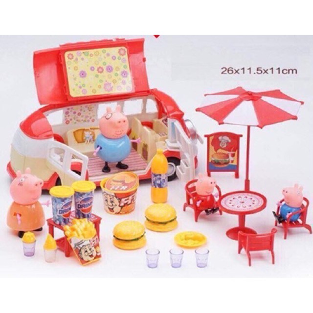Peppa Pig Và Chuyến Dã Ngoại Cùng Gia Đình Heo - Hồng/ Xanh/ Đỏ