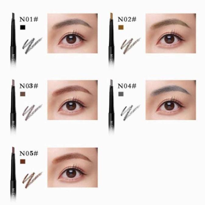 Bút Kẻ Lông Mày Kết Hợp Cọ 2 Trong 1 Chống Thấm Nước Lâu Trôi LL18 | BigBuy360 - bigbuy360.vn