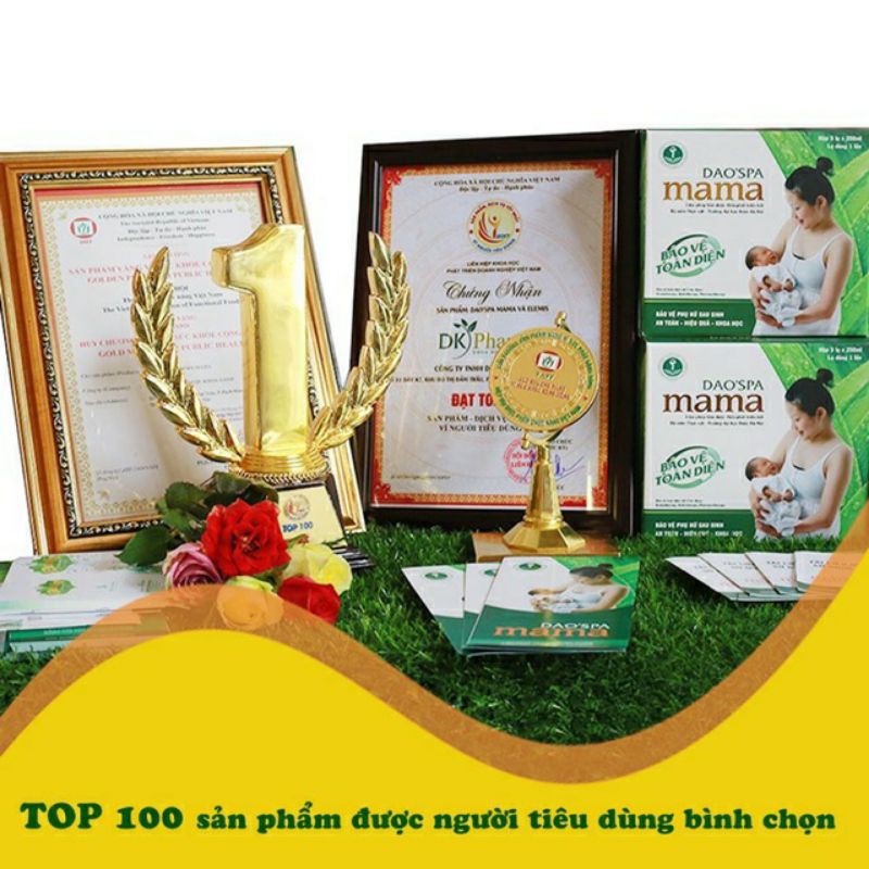 Dao'Spa Mama- Bộ 3 nước tắm Thảo dược cho mẹ sau sinh