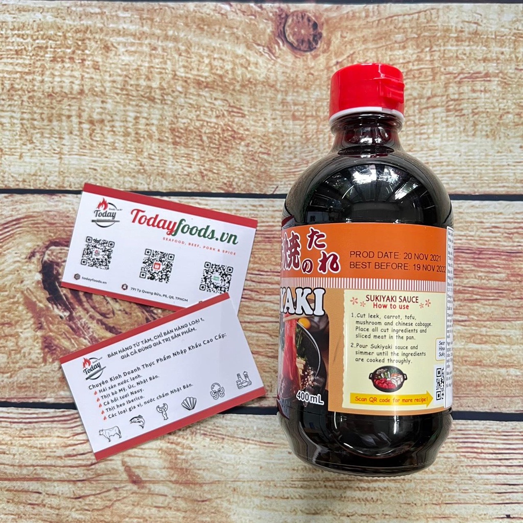 Nước Sốt Ăn Lẩu Đậm Đặc Nhật Bản Sukiyaki {Hinode} - 400ML [Chính hãng]