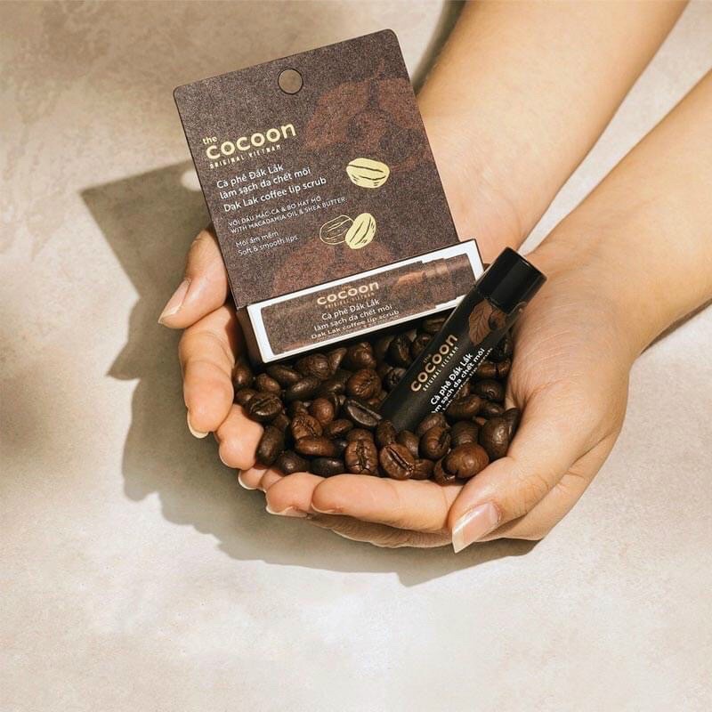 Tẩy Da Chết Môi Cocoon Từ Cà Phê Đắk Lắk Coffee Lip Scrub 5g