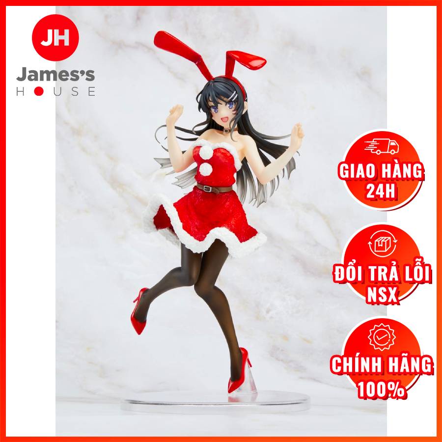 Mô Hình Figure Chính Hãng Anime Youth Pig Nero Series, Mai Sakurajima Christmas Bunny Ver, Coreful Figure