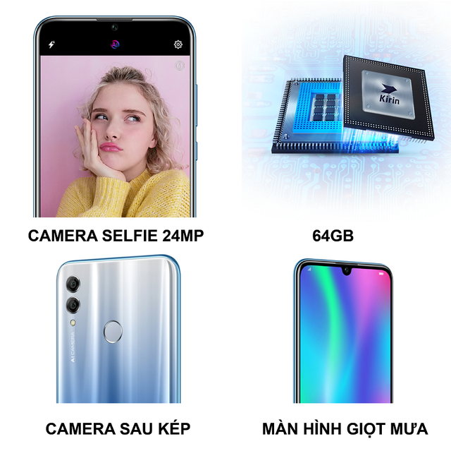 Điện Thoại Huawei Honor 10 Lite 24MP selfie 3GB/64GB - Hàng Chính Hãng | BigBuy360 - bigbuy360.vn