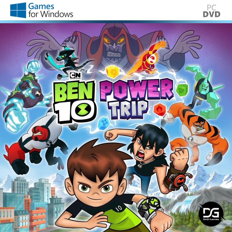 Đĩa Cd Dvd Ben 10 Power Trip | Pc Laptop
