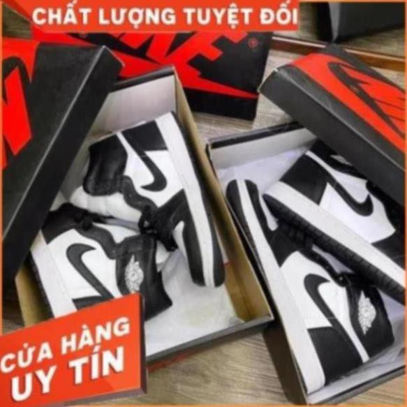 [ FREESHIP –BẢO HÀNH 12 THÁNG] GIÀY SNEAKER NAM NỮ JORDAN CAO CỔ ĐEN TRẮNG HOT TREND