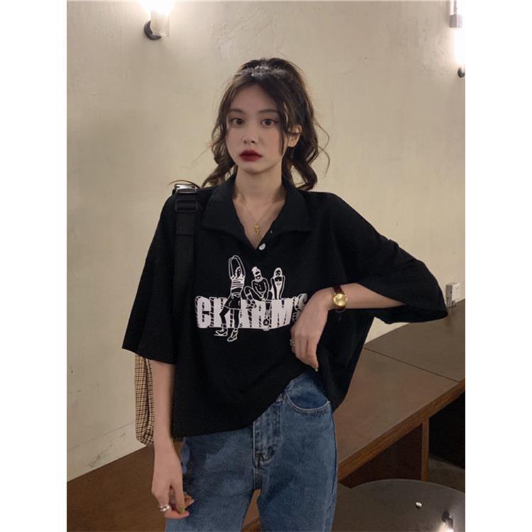 Áo polo Dáng Rộng Phong Cách Hàn Quốc Thời Trang Cho Nữ JL-TX-257 2022