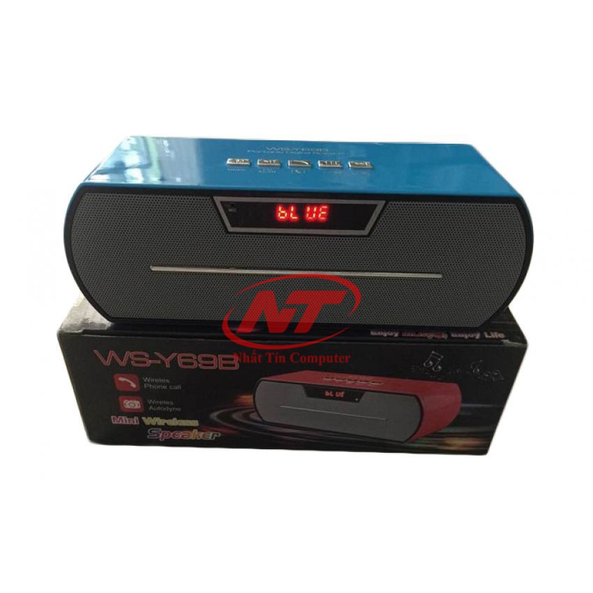 Loa bluetooth WSTER WS-Y69B (Trắng)