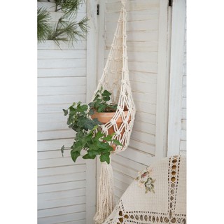 Dây treo chậu cây trang tri, decor phòng ngủ, sân vườn