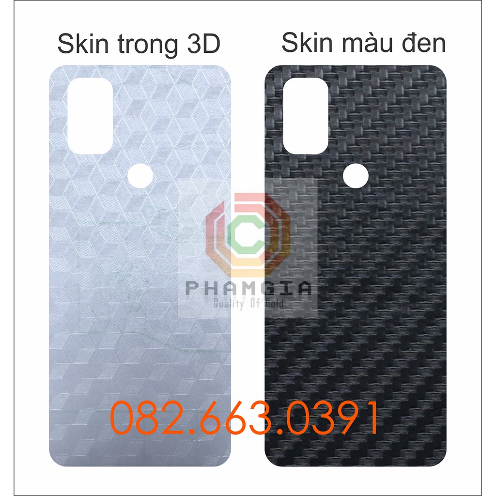 Miếng dán mặt lưng skin carbon Oneplus Nord N10