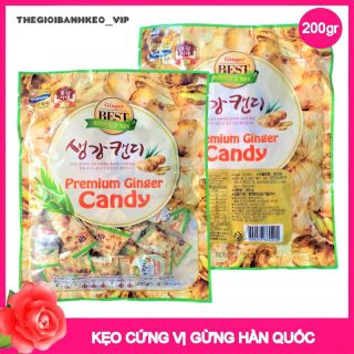 Kẹo Gừng Hàn Quốc Premium Ginger 200gr