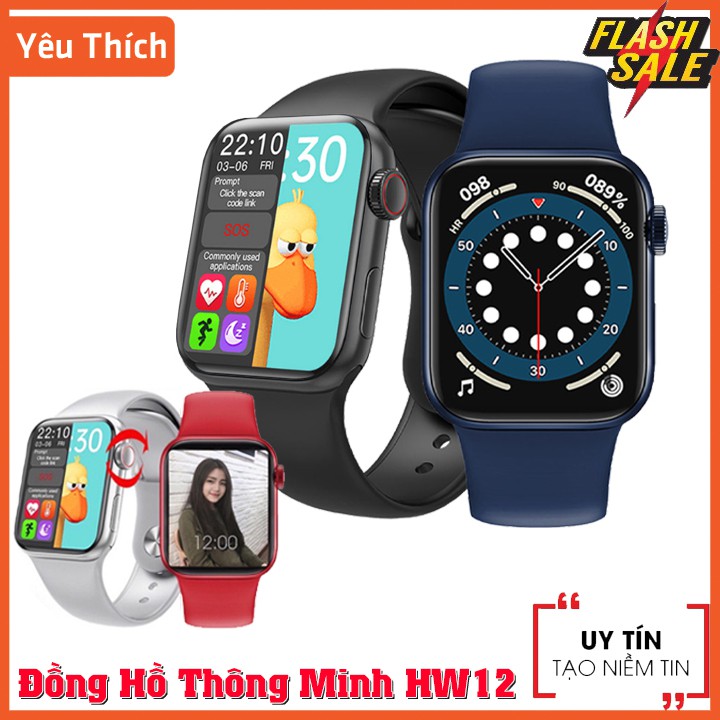 Đồng Hồ Thông Minh HW12, Màn Hình 1.57Inch, Kết Nối Bluetooth 5.2 , Thay Hình Nền Theo Ý Muốn ,Nút Xoay Digital Crown | WebRaoVat - webraovat.net.vn