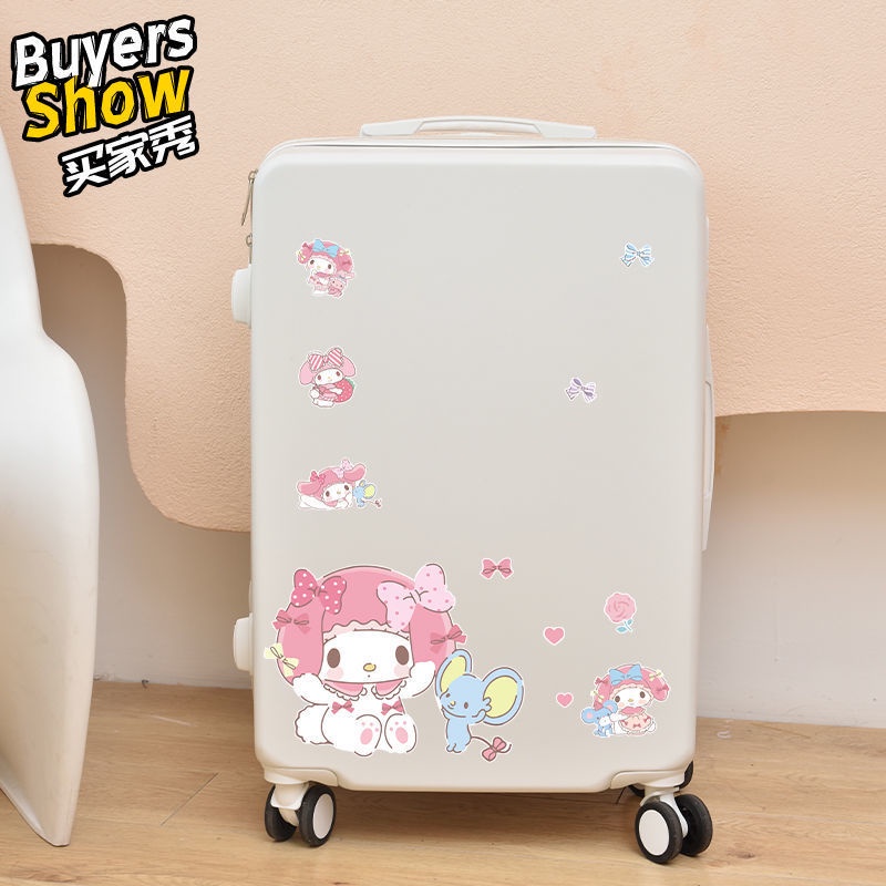 Miếng Dán Trang Trí Vali laptop ipad Mũ Bảo Hiểm Chống Thấm Nước Họa Tiết Hoạt Hình hello Kitty