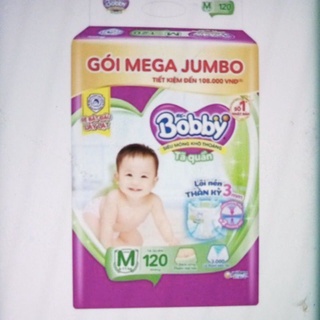 Tã quần bobby mega jumbo m120
