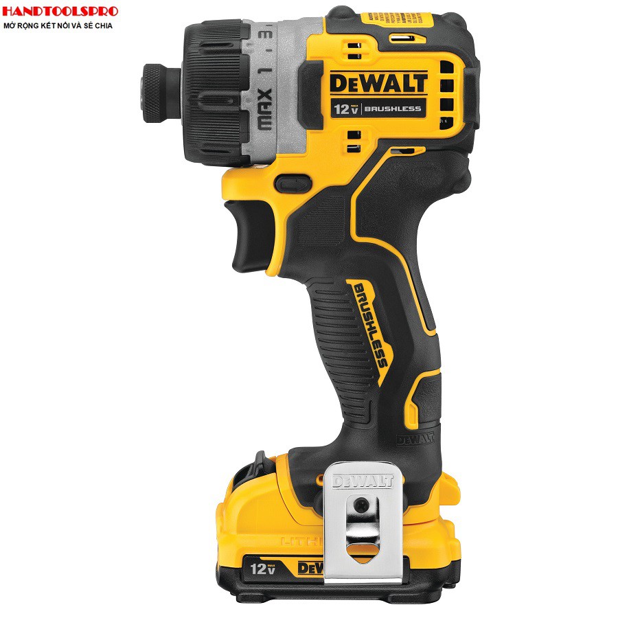 Máy khoan vặn vít dùng pin DeWALT 12V DCF601D2-KR (SET 2Ah)