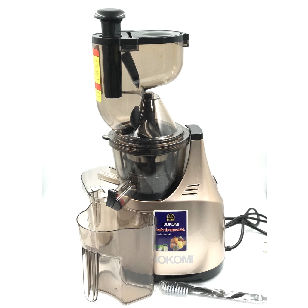 Máy Ép Chậm KOKOMI KM-265 Bảo Hành 18 Tháng Xay Đẹp Chất Lượng Khỏe Gia Dụng Mạnh Hà Tiện Ích