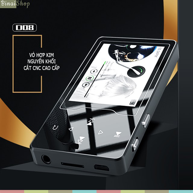 Máy nghe nhạc màn hình HD 2.4 inches Ruizu D08/ Ruizu H8
