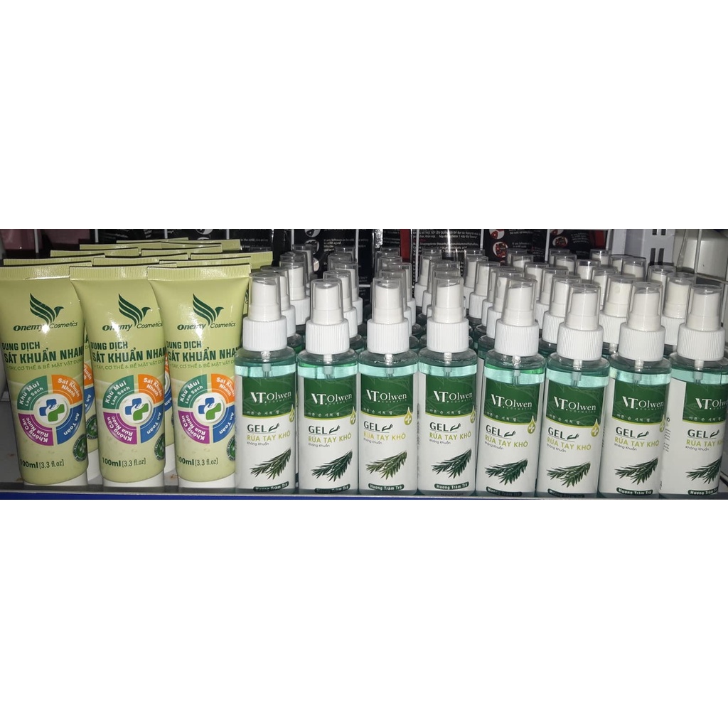 COMBO 5 CHAI nước rửa tay khô dạng xịt thơm mát huong tràm trà VT.Olwen | BigBuy360 - bigbuy360.vn