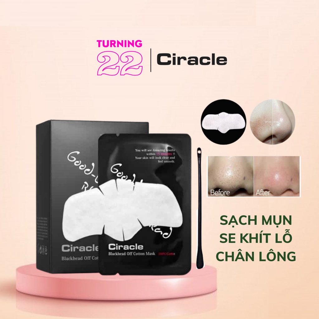 Mặt nạ đẩy mụn đầu đen Ciracle Goodbye Blackhead