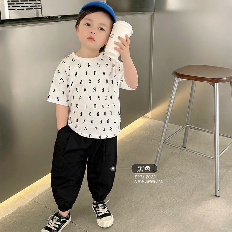 [Babycat Hàng Có Sẵn Quần Dài Trung Bình Mỏng Phong Cách Nhật Hàn Thời Trang Mùa Hè Hàng Mới Dành Cho Bé Trai 2022