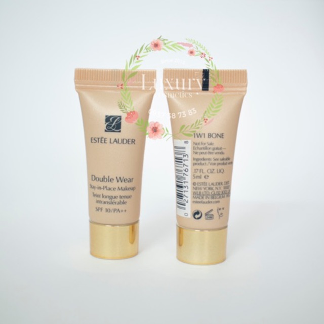 Kem nền ESTEE LAUDER DOUBLE WEAR STAY - IN - PLACE minisize 5ml